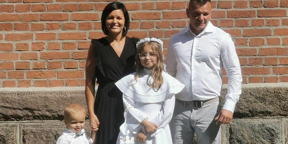 (od prawej) Dawid Włodarczyk, Monika Włodarczyk, Maja Włodarczyk and Michal Włodarczyk