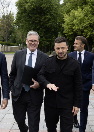 Starmer, Tusk, Macron i Merz ramię w ramię z Zełenskim! „Putin, dość wojny! Zgódź się na rozejm!”