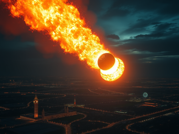 Sowiecki złom nad Wielką Brytanią! Eksperci ostrzegają: „Może spaść wszędzie!”