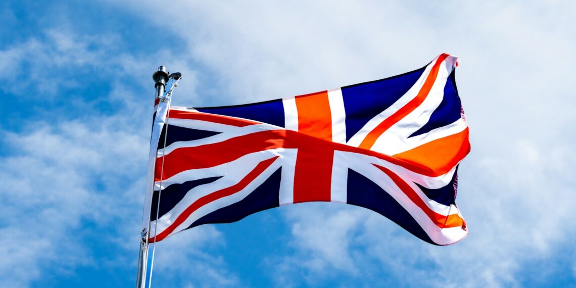 a flag on a pole