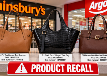 Trzy modele toreb TU objęte recall w Sainsbury’s i Argos z numerami SKU
