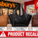 Trzy modele toreb TU objęte recall w Sainsbury’s i Argos z numerami SKU